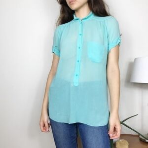 Wilfred Women's Aqua Blouse